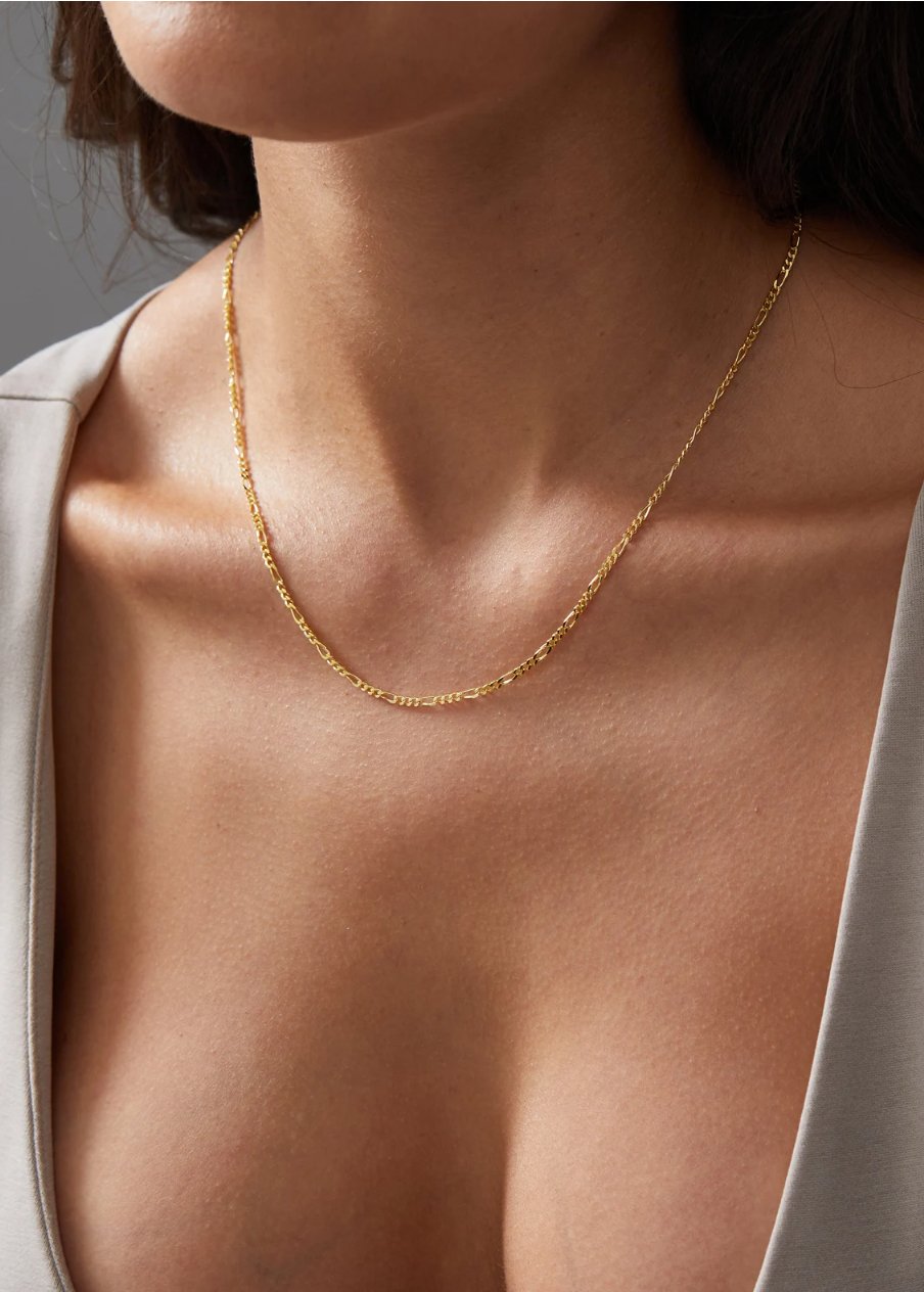 Figaro Chain Necklace - Live By Gold