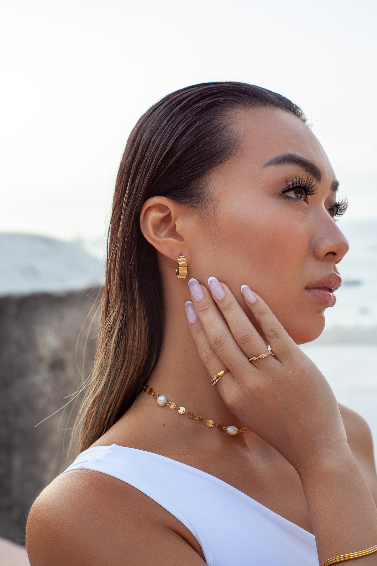 Melanie Hoop Earring