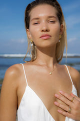 Sandy Gold Shell Necklace - Live By Gold