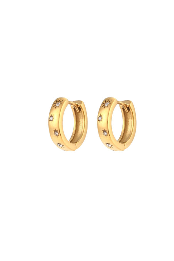 Ariana Hoop Earring- Sample - Live By Gold