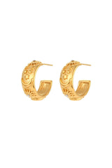 Celestial Hoop Earring - Live By Gold