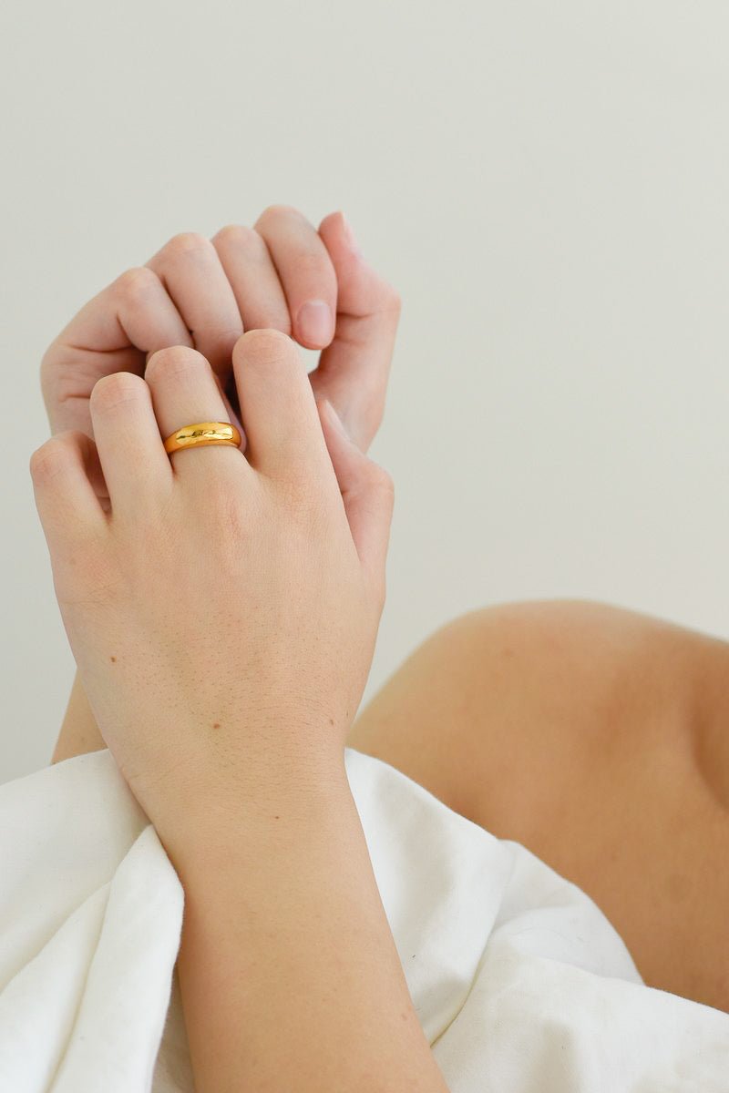 Dome Ring - Live By Gold