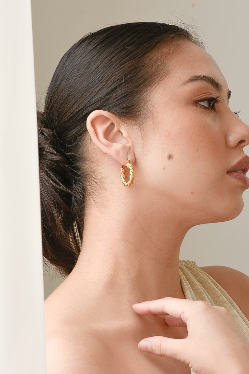 Vivien Hoop Earring - Live By Gold