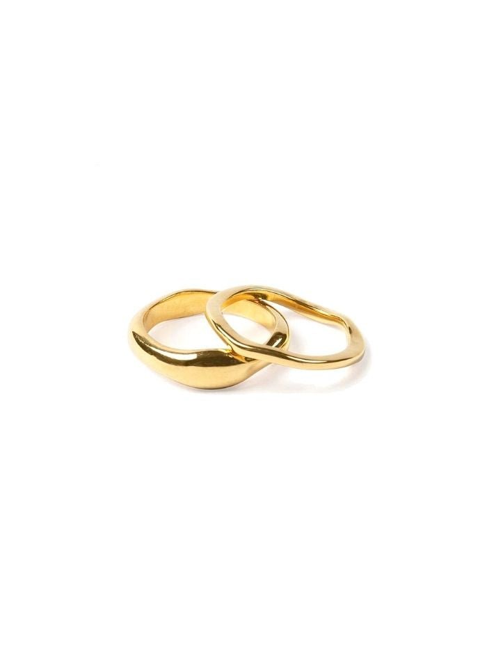 Zoie Wave Ring - Live By Gold