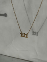 Angel Number 111 (10mm) Necklace *SAMPLE*