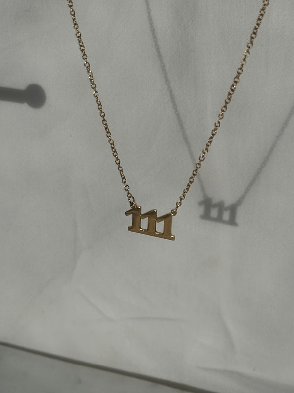 Angel Number 111 (10mm) Necklace *SAMPLE*