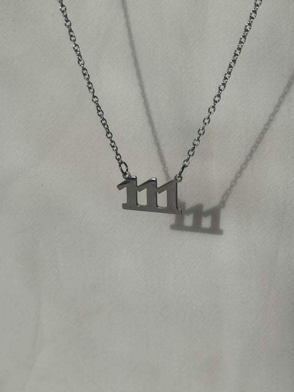 Angel Number 111 (10mm) Necklace *SAMPLE*