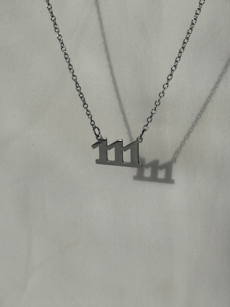 Angel Number 111 (10mm) Necklace *SAMPLE*