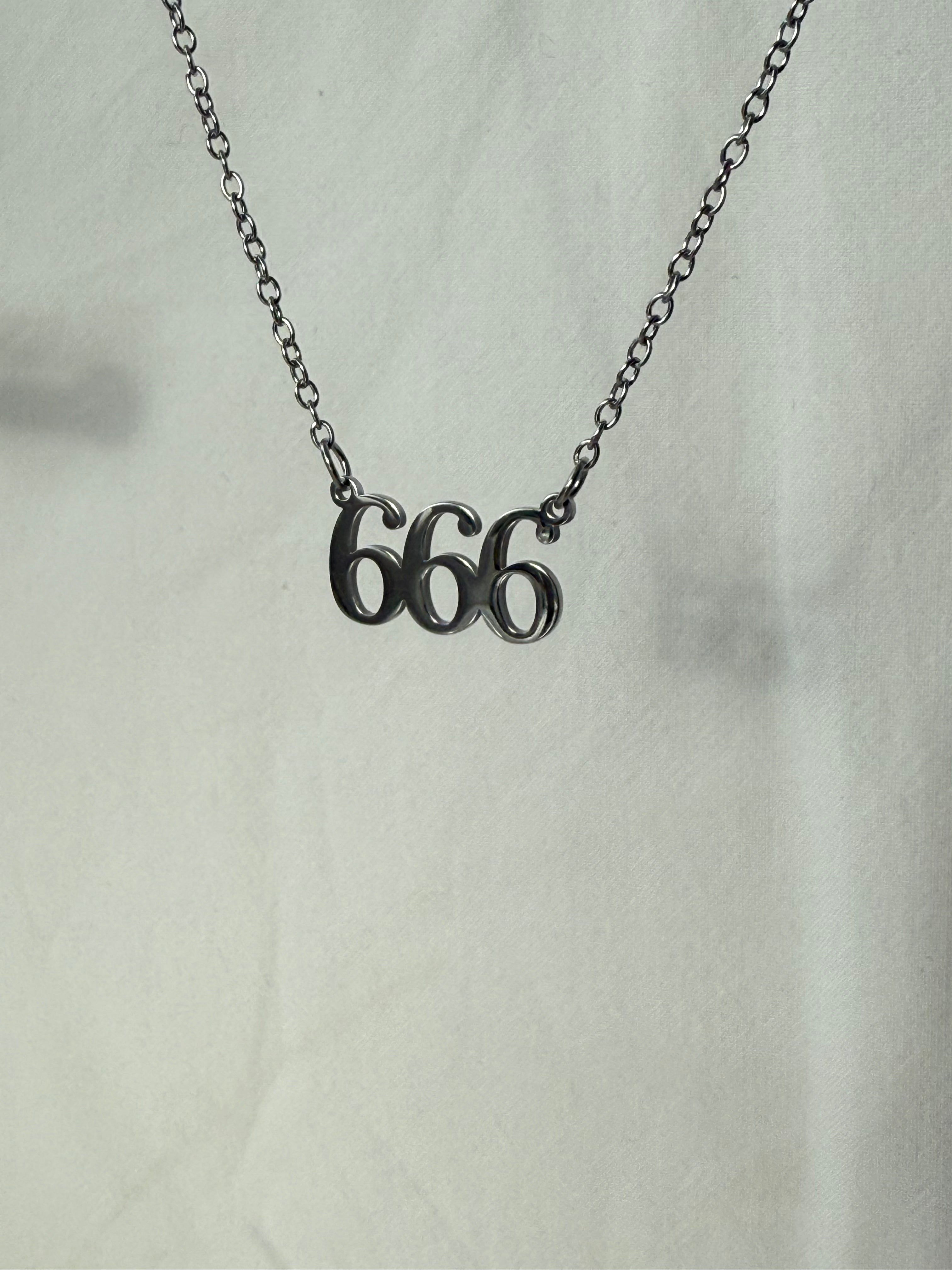 Angel Number 666 (10mm) Necklace