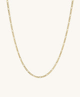 Figaro Chain Necklace - Sample - Live By Gold