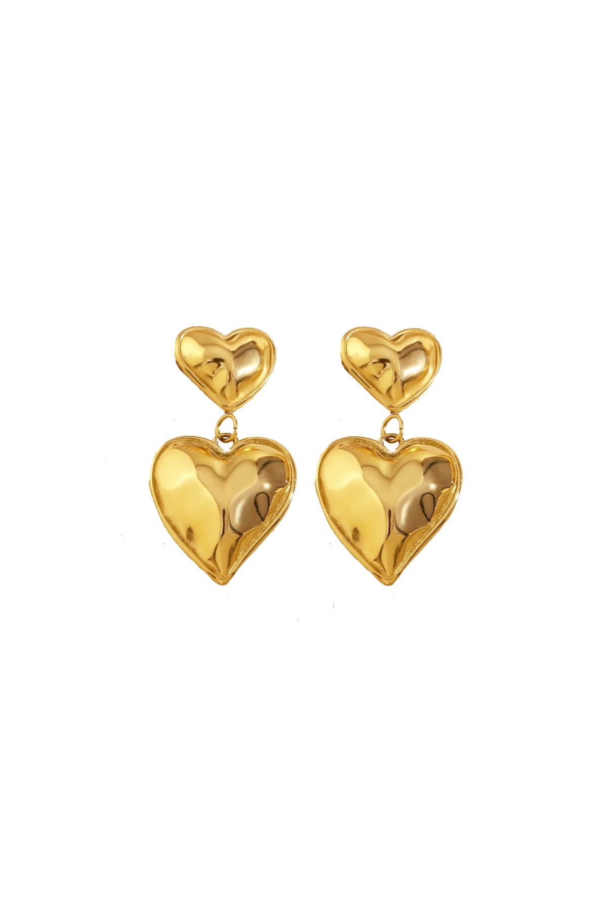 Amore Heart Earring - Live By Gold