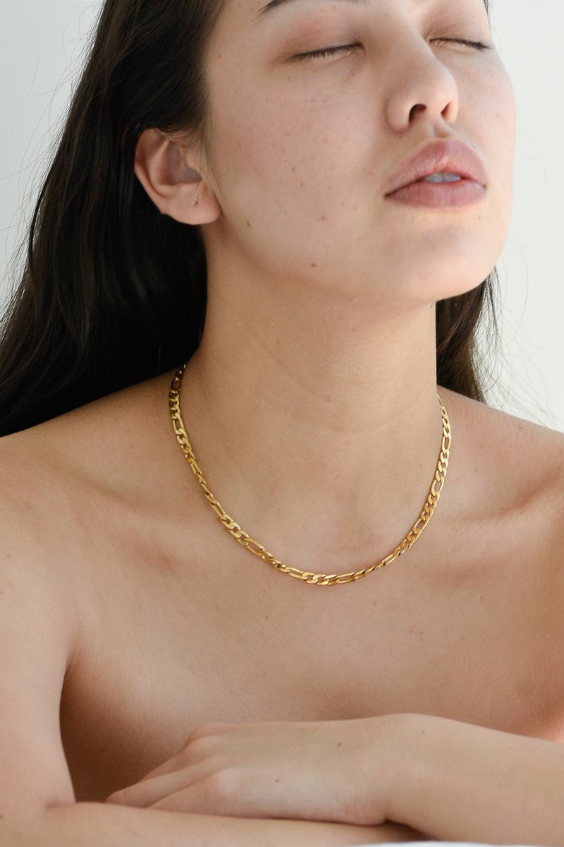 Figaro Chain Necklace - Live By Gold
