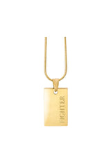 Fighter Necklace - Live By Gold