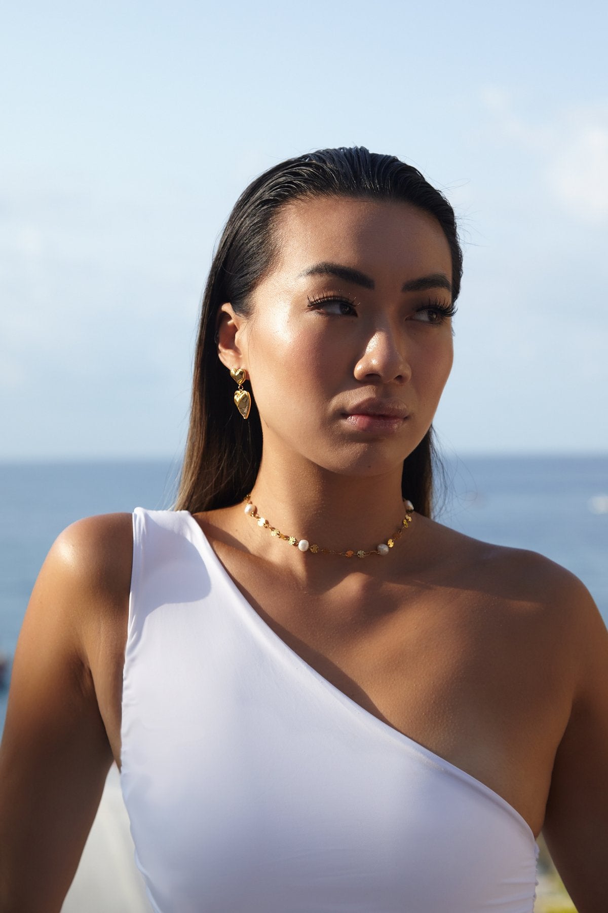 Molten Pearl Necklace - Live By Gold