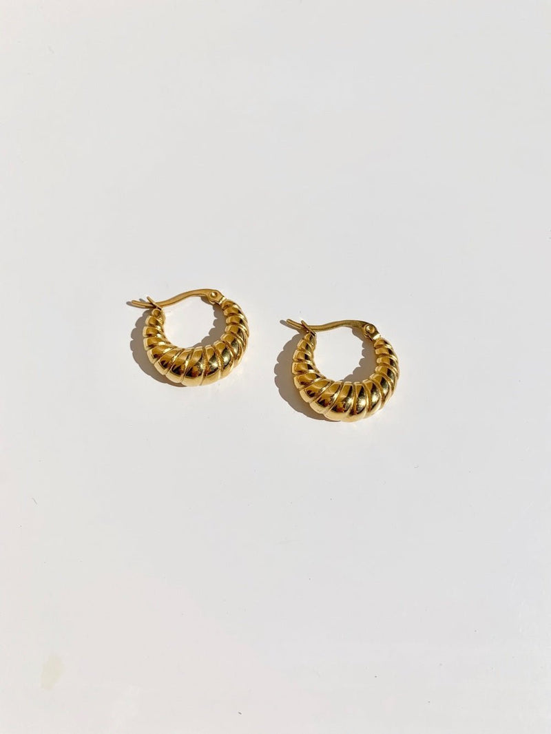 Mona Hoops Earring- Sample - Live By Gold