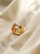 Paris Twist Wave Ring- Sample - Live By Gold