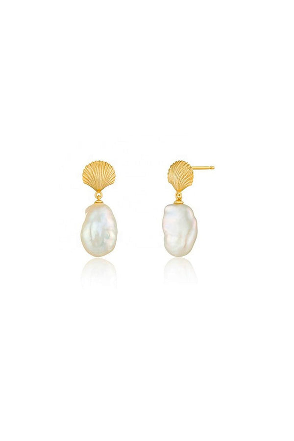 Pearl Shell Stud - Live By Gold