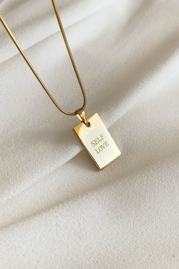 Self Love Necklace- Sample - Live By Gold