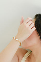 Valentina Pearl Chain Bracelet - Live By Gold