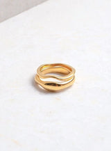 Zoie Wave Ring- Sample - Live By Gold